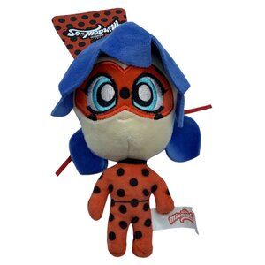 Miraculous Ladybug Plush Doll 6.5” Official PMI Soft Stuffed Toy Clip On NEW NWT